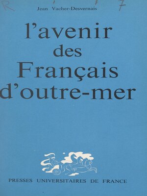 cover image of L'avenir des Français d'outre-mer